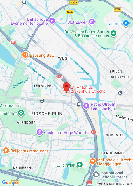 Google maps afbeelding voor Huisartsenspoedpost Noordwest-Utrecht